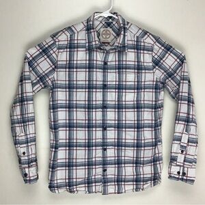 Fat Face mens long sleeve button up shirt medium